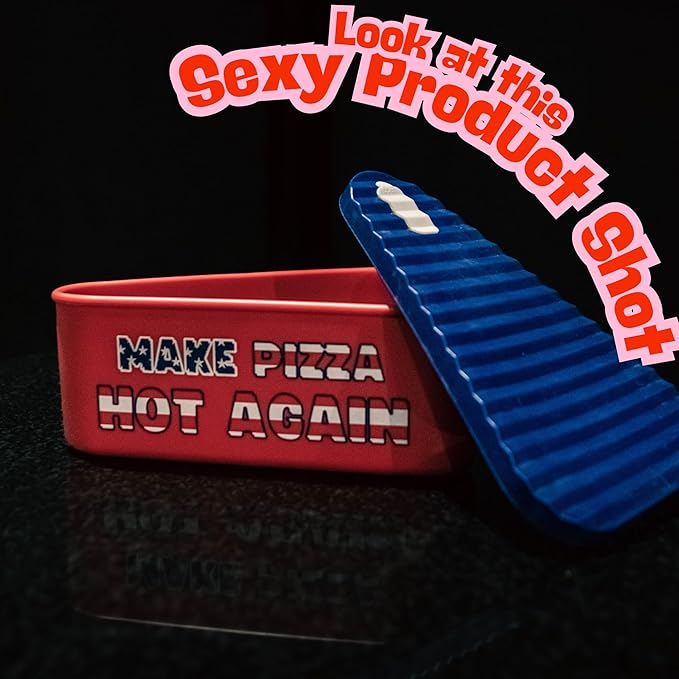 Pizza Storage Container for Leftover Slices. Reusable Silicone Storage Container for Food. Comes with Tray – Stackable, Microwaveable and able for Dishwasher BPA Free by Fed&Mili
