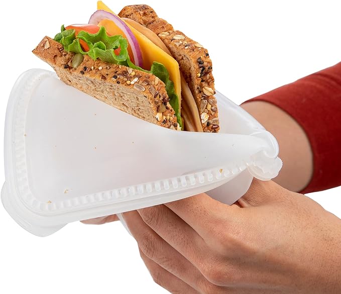 ProKeeper Dual-Zipper 100% Silicone Sandwich Bag, Clear – Reusable, Leak-Proof, Eco-Friendly Food Storage for Sandwiches and Snacks