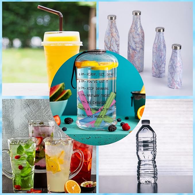 12 Pack Reusable Ice Cubes for Drinks, Quick Freeze Reusable Water Bottle Ice Stick BPA Free, Washable Plastic Ice Cubes for Whiskey, Wine, Coffee (Multicolor)