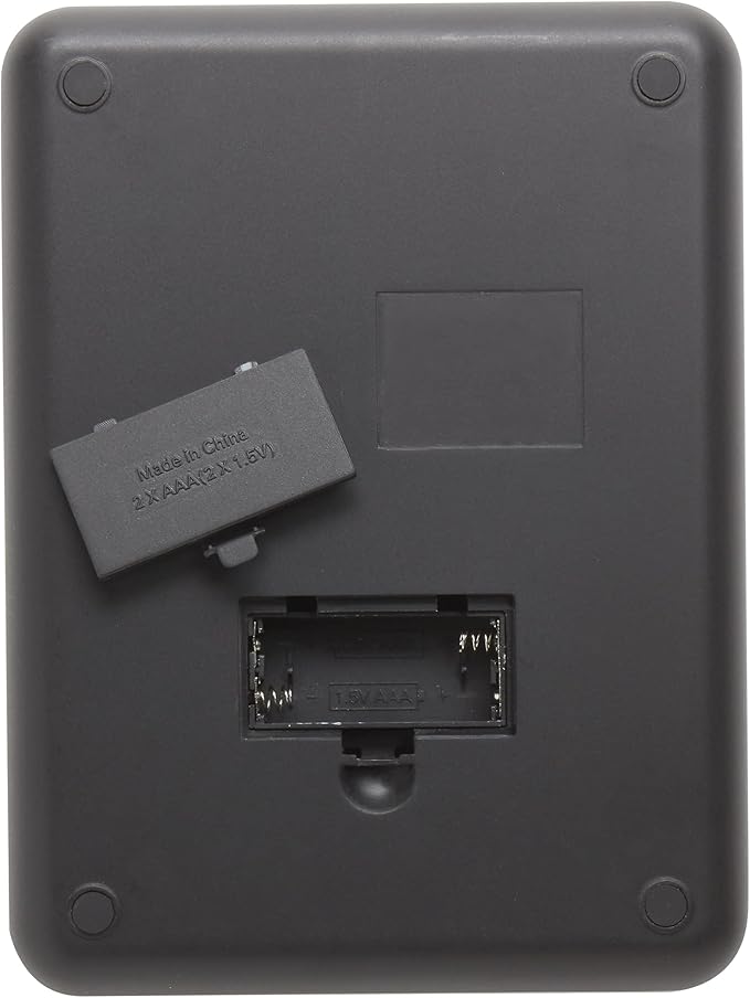 Taylor Glass Top Food Scale with Touch Control Buttons, 11 lb Capacity, Black