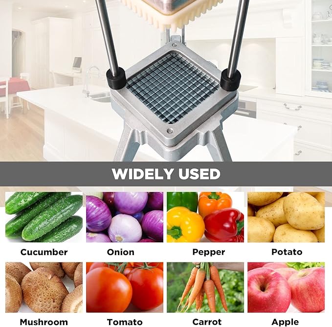 440C Commercial Food Grade Vegetable Chopper Dicer Blade Replacement Stainless Steel Blade for Chopper Dicer(1/2)