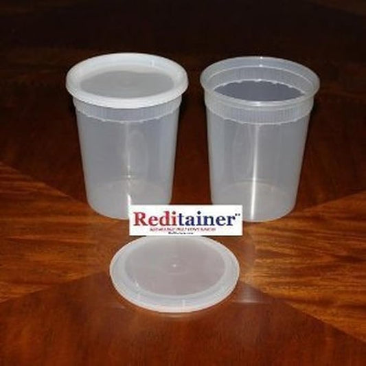50-Pack 32-Ounce Deli Food Storage Containers with Lids