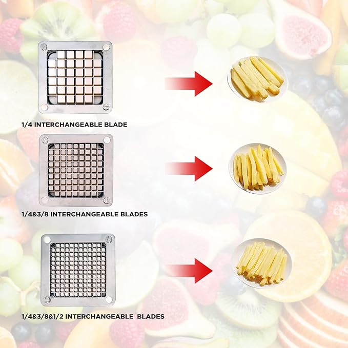 440C Commercial Food Grade Vegetable Chopper Dicer Blade Replacement Stainless Steel Blade for Chopper Dicer(1/2)
