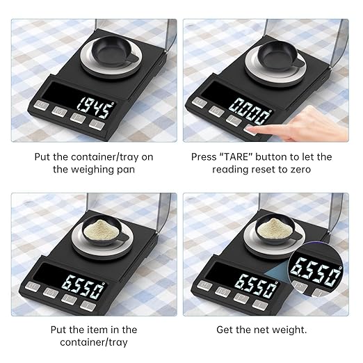Digital Milligram Scale 100g/0.001g rechargeability, High Precision Portable Jewelry Scale, Powder Scale, Micro Scale for Powder Medicine, Gold, Gem, Reloading, Calibration Weight