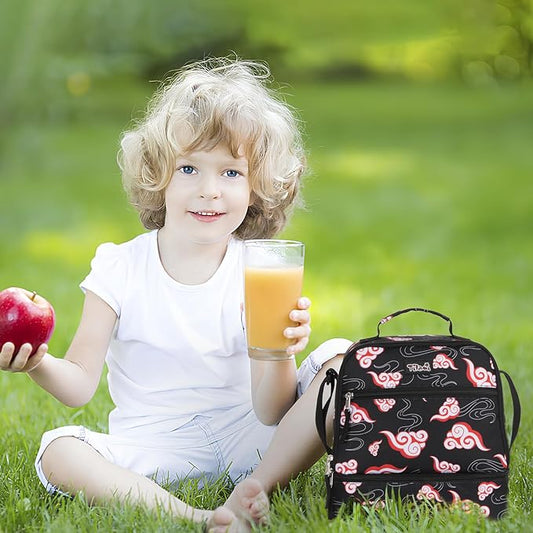 Tilami Lunch Bag,Clouds Black