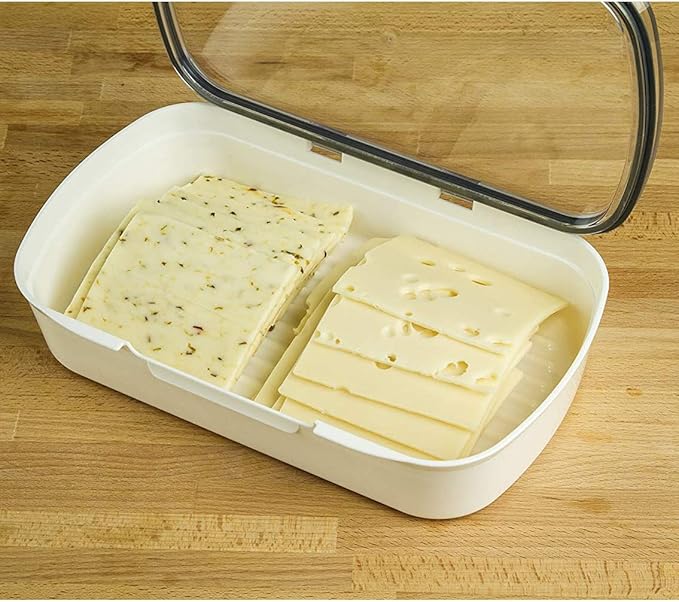 ProKeeper Deli Food Storage Container with Air-Tight Silicone Seal and Dry Erase Compatible Lid