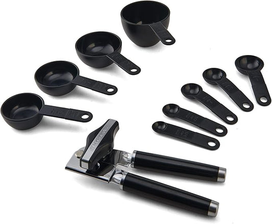 KitchenAid Classic Tool and Gadget Set, 15-Piece, Black