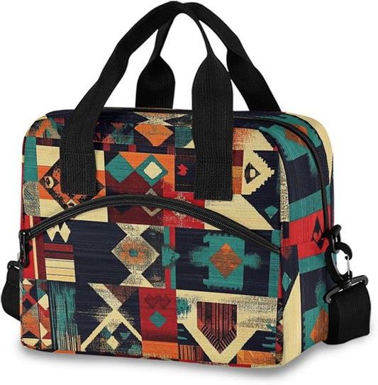 Insulated Lunch Bag Reusable Lunch Tote Bag Cooler Bag for Women Men Adult Lunch Box with Adjustable Shoulder Strap Leakproof Lunch Bag for Work School Picnic Camping