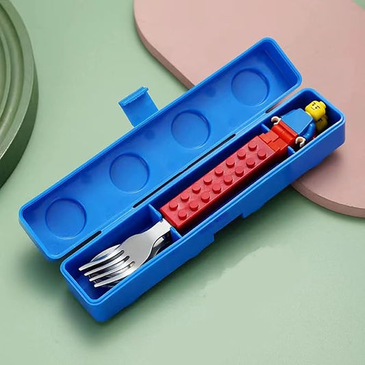 Building Block Cutlery Set Spoon and Fork