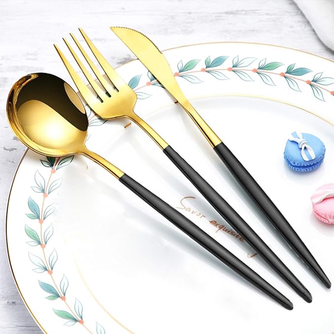 Reusable Utensils Set With Case, Reusable Travel Flatware，Travel Silverware Set With Case ，Reusable Travel Flatware For Home Office School Camping