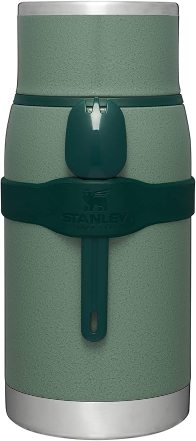 Adventure To-Go Food Jar and Spork | Vacuum Insulated Thermos Food Container | Stainless Steel | BPA-Free