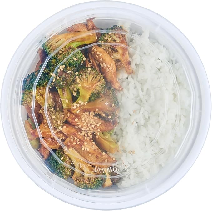 Restaurantware Asporto 32 Ounce To Go Boxes 100 Microwavable Take Out Food Containers - Clear Plastic Lids Included Do Not Contain BPA White Plastic Catering Food Containers Disposable Round