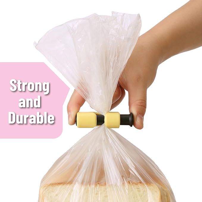 Mr. Pen- Squeeze and Lock Bread Bag Clips, 8 Pack, for Food Storage and Packages, Snack Clips