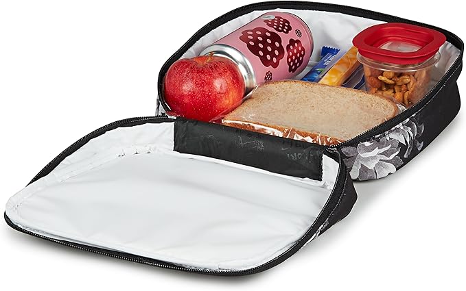 JanSport Lunch Break Insulated Cooler Bag - Leakproof Picnic Tote, Magnolia Mirage