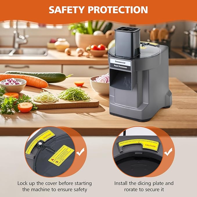 3 in 1 Electric Vegetable Chopper, Multifunctional Chopper Vegetable Cutter Slicer Dicer Machine Automatic Cutter for Onion Shredder Potato Slicer, Veggie Processor Home Use