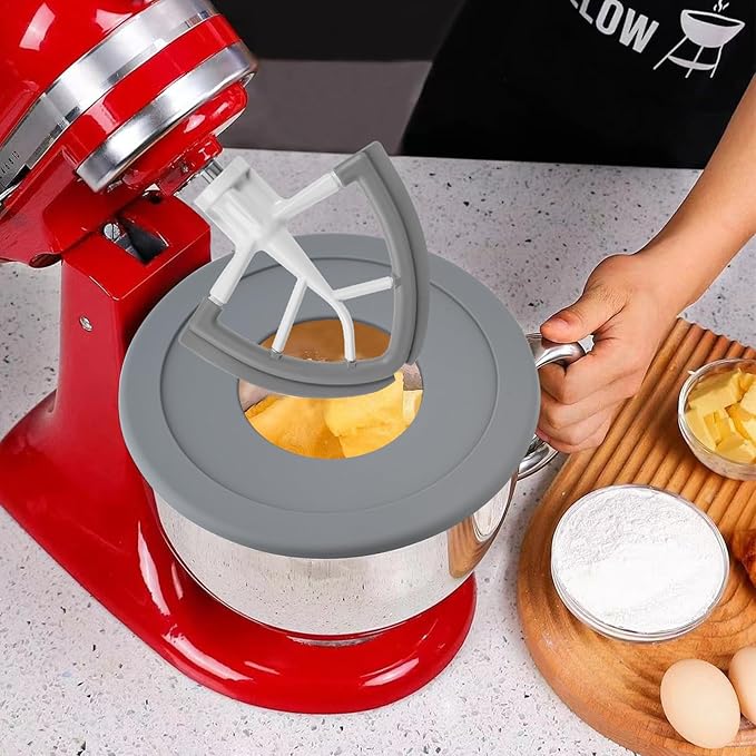 Stainless Steel Bowl Compatible with Kitchenaid Mixer 4.5/5QT，With Lid,5 Quart Stainless Bowl for Kitchen Aid Mixing