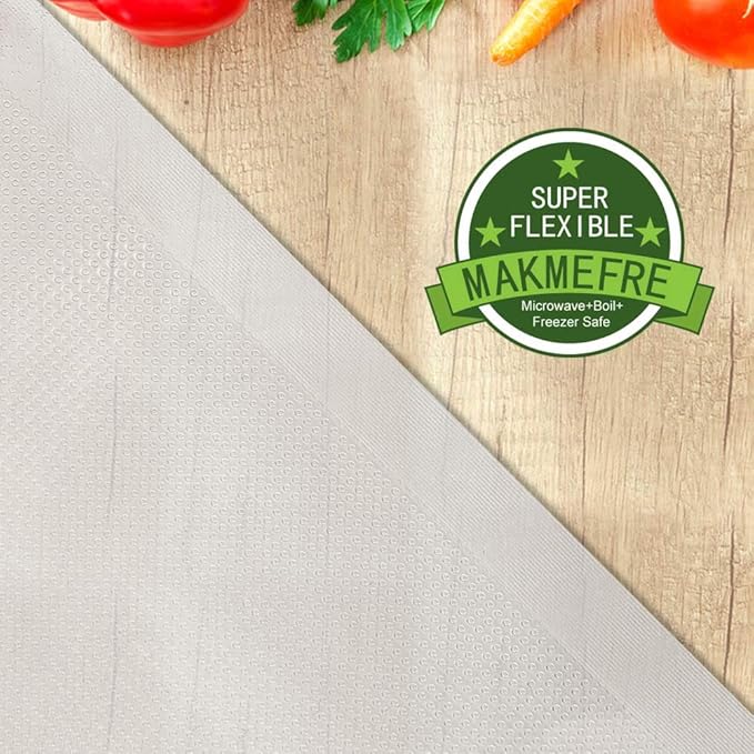 8 Pack 8"x20'(4Rolls) and 11"x20' (4Rolls) Vacuum Sealer Bags Rolls for Food,Commercial Grade, BPA Free,Puncture Prevention,Great for Sous Vide Cooking