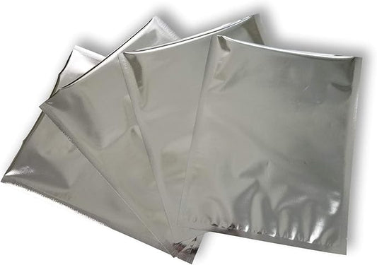 11”x14” SteelPak Textured/Embossed Mylar Vacuum Sealer Bags – One Gallon Size Hot Seal Commercial Grade Food Sealer Bags for Food Storage and Sous Vide (28, 50 or 500) (50)