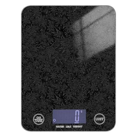 Food Scale Kitchen Scale Food Scales Digital Weight Grams and Ounces Small Electronic Food Scale for Baking Cooking Black