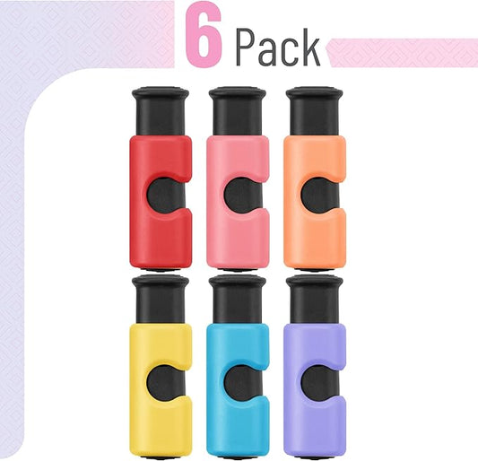 Mr. Pen- Squeeze and Lock Bread Bag Clips, 6 Pack, Squeeze and Lock Bread Clips, Bag Clips for Food Storage, Snack Clips for Food Packages, Food Clips for Bags, Plastic Bag Clip, Food Bag Clips