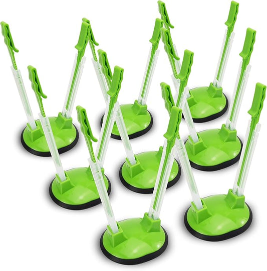 Ruibo Baggy Rack Holder for Food Prep Bag/Plastic Freezer Bag/Ziplock Bag Holder Stand, Meal Planning/prep Bag Holders,8 Pack