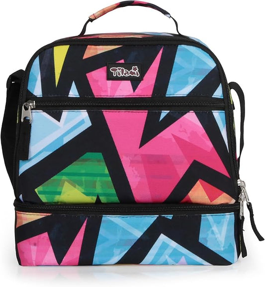 Tilami Lunch Bag,Colorful blue