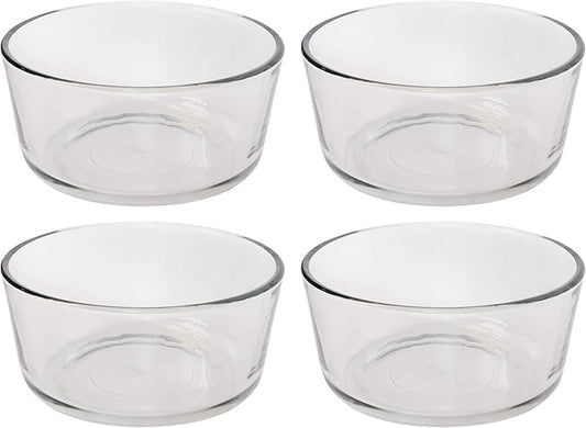 Pyrex 7201 4-Cup Glass Bowl (4-Pack)