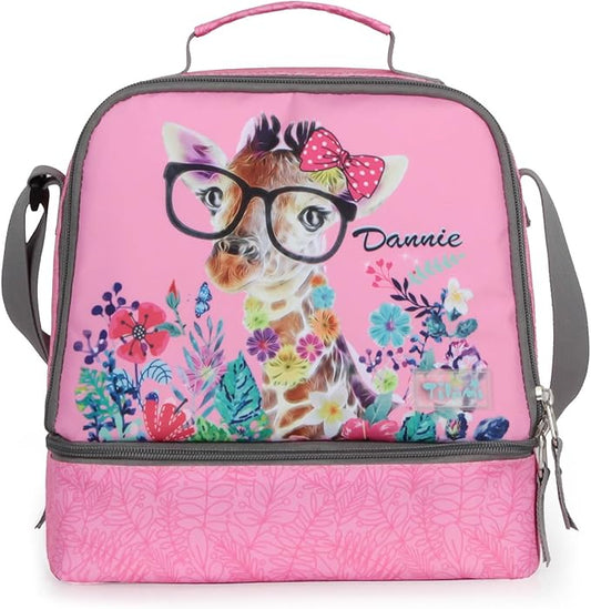 Tilami Lunch Bag,Giraffe pink