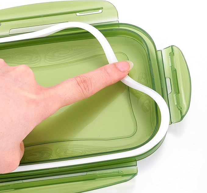 Today's Present Food Storage Container with Lids Set For 8, Plastic Mixing Bowls, Airtight Stackable Leakproof Reusable Storage Containers for Kitchen, BPA Free, Microwave, Freezer, Dishwasher Safe