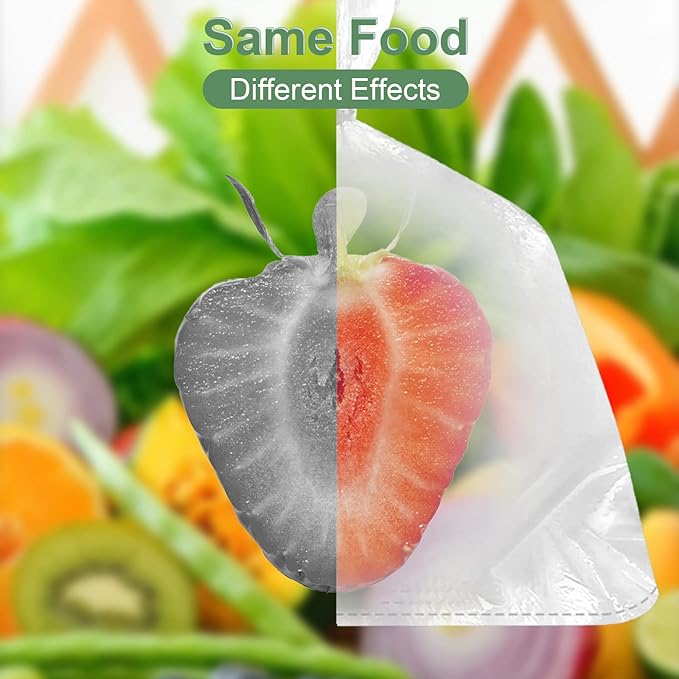 12 X 20 Inches Plastic Produce Bag on a Roll, Clear Bags for Fruits, Vegetable,350 Bags/Roll
