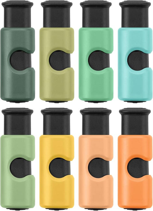 Mr. Pen- Squeeze and Lock Bread Bag Clips, 8 Pack, Cool Autumn Colors, Squeeze and Lock Bread Clips Reusable
