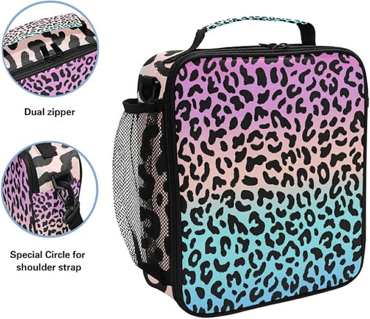 Pfrewn Dog Puppy Lunch Box for Kids Adults Maltese Dog Puppy Insulated Lunch Bag with Shoulder Strap Reusable Cooler Bags Lunch Tote for Office School Girls Boys Teens