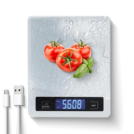 Digital Food Scale Multi-Functional Kitchen Scale and Baking Scale,Nutrition Scale for Precise Weight Measuring and Portion Control, Calorie Counting Scale, Meal Prep Scale, and Weight Loss Scale