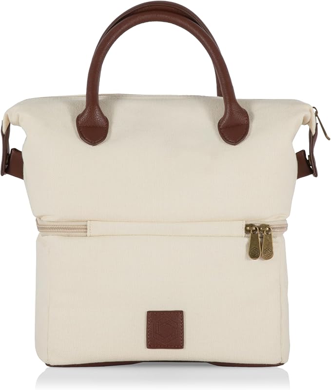 PICNIC TIME Star Wars Rebel Urban Lunch Bag, Cooler Lunch Tote, Insulated Lunch Bag, (Beige with Brown Accents)