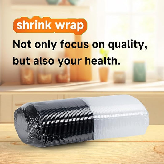 YANGRUI To Go Containers, Shrink Wrap 40 Pack 24oz Leak Proof Reusable Machine Washable Meal Prep Container BPA Free Microwave Freezer Safe Take Out Containers