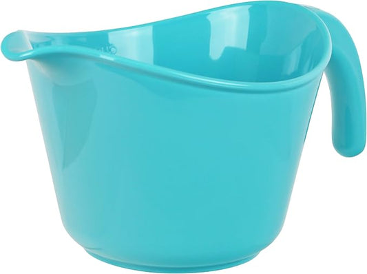 Reston Lloyd Non-Slip Base Erogonomic Space Saving Detachable Handle, 2 QT Heavy Duty BPA-Free Microwave & Dishwasher, Turquoise