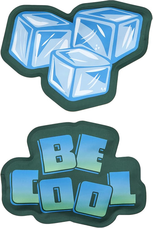 Built Nontoxic Soft Ice Packs, Set of 2, Flexible Durable and Sweat-proof, for Lunch Boxes Coolers, Sea Glass