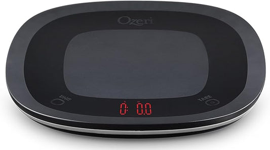 Ozeri Touch Waterproof Digital Kitchen Scale, Washable and Submersible