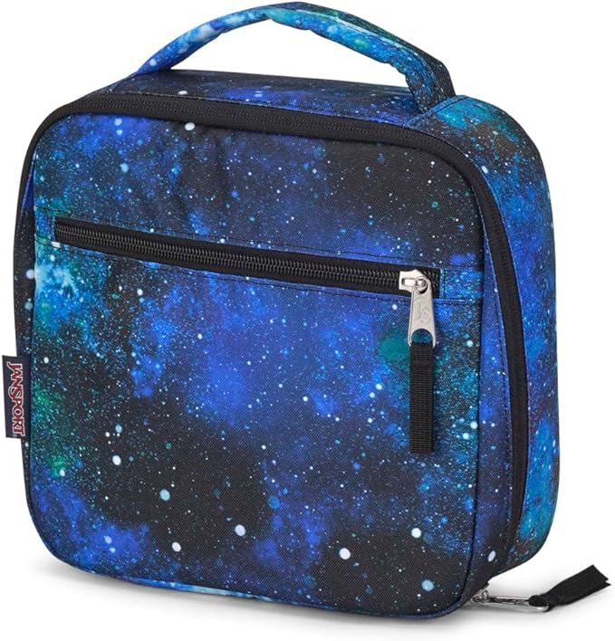 JanSport Lunch Break Insulated Cooler Bag - Leakproof Picnic Tote, Cyberspace Galaxy