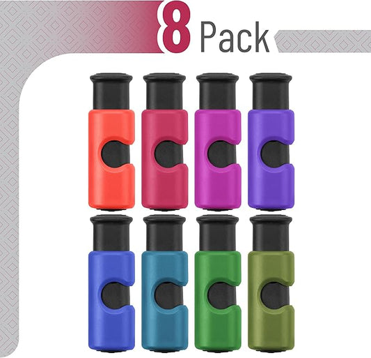 Mr. Pen- Squeeze and Lock Bread Bag Clips, 8 Pack, Squeeze and Lock Bread Clips, Bag Clips for Food Storage, Clips for Food Packages, Snack Clips, Food Clips for Bags, Plastic Bag Clip
