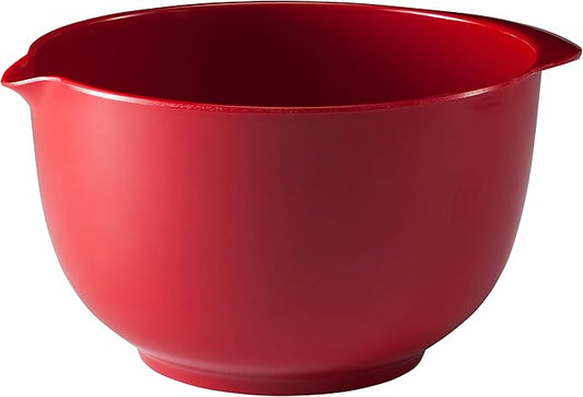 Hutzler Classic 2.5 Liter Melamine Mixing Bowl, Red
