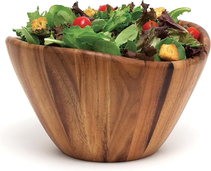 Lipper International Acacia Wave Bowl