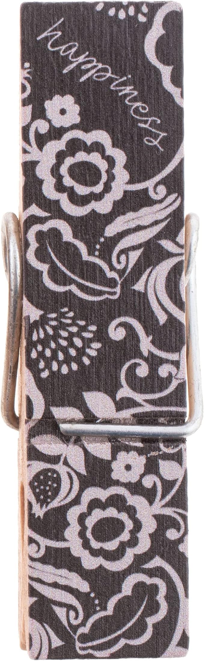 CHIP CLIPS BLACK FLORAL
