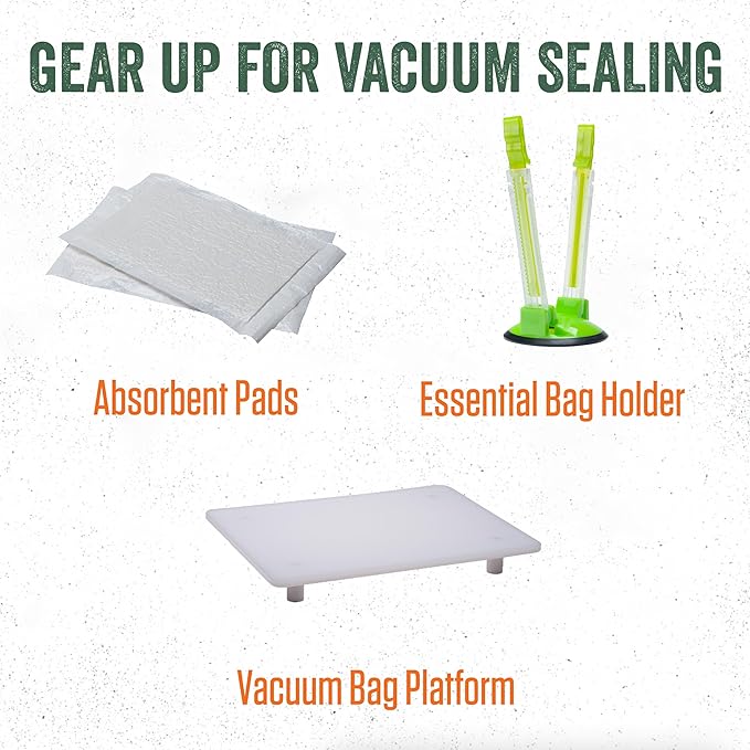 LEM Products MaxVac Pint Vacuum Sealer Bags, 6 x 10 Inches, Compatible with Major Vacuum Sealer Brands, 28 Count