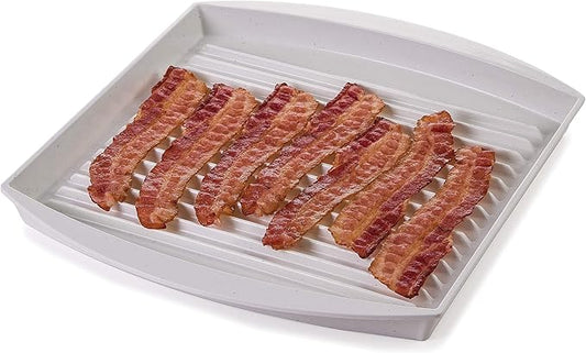 Progressive International Prep Solutions Microwavable Bacon Grill, White, 1 Piece