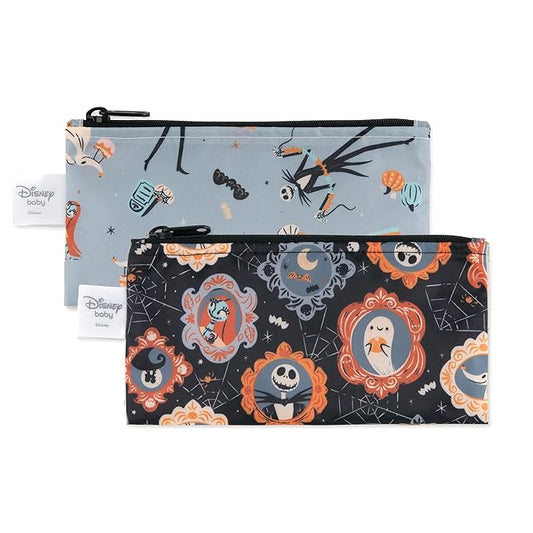 Bumkins Unisex Kid's Disney, E2 Nightmare Before Christmas-Sm, Snack Bag-2pk