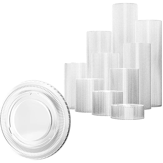Leakproof, BPA Free 5.5 oz Souffle Lids 50 PK. Stackable Lids for Containers for Sampling, Salad Dressing, Sauce or Jello Shots. Plastic Food Prep Supplies for Restaurant, Cafe, Catering, Deli, Party