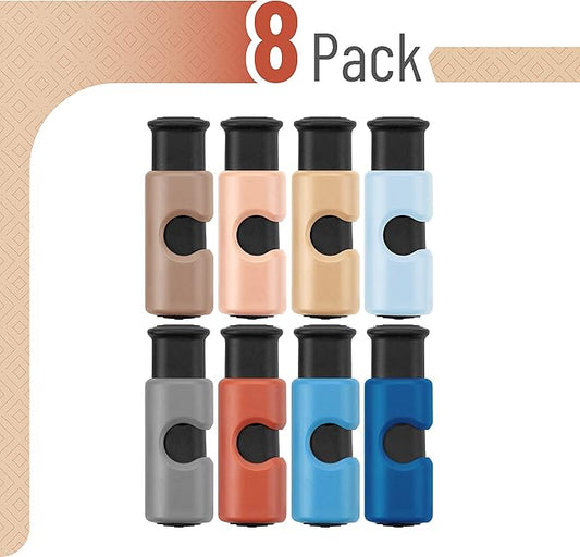 Mr. Pen- Bag Clips, 8 Pack, Squeeze and Lock Bread Bag Clips for Food Storage, Food Clips for Bags, Bread Clips, Plastic Bag Clip, Bag Closure Clips, Bread Clips Plastic, Bread Bag Clip