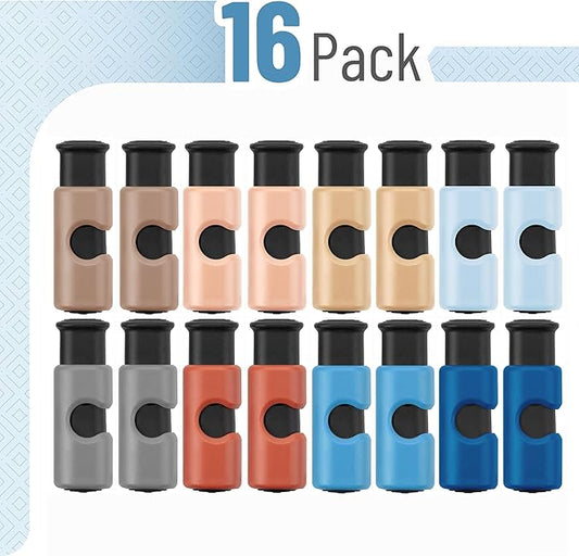 Mr. Pen- Squeeze and Lock Bread Bag Clips, 16 Pack, Squeeze and Lock Bread Clips, Bag Clips for Food Storage, Clips for Food Packages, Snack Clips, Food Clips for Bags, Plastic Bag Clip
