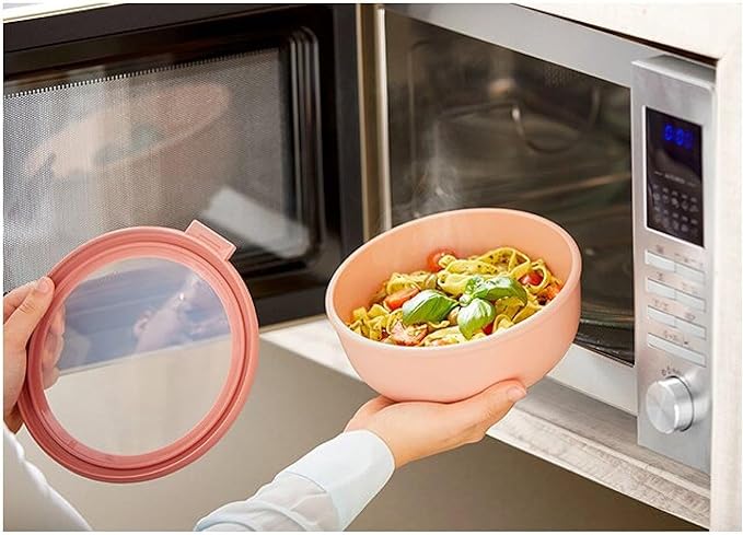 Rosti Mepal RST62120BLU Cirqula Multi Food Storage and Serving Bowl with Lid, Low 1.3 Quart, Nordic Blue